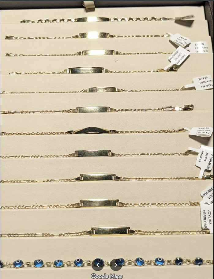 Gold ID bracelets